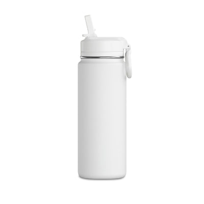 20oz Mini Water Bottle — Compact Hydration Bottle with Straw