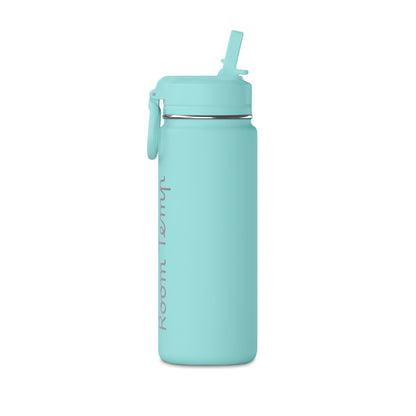 20oz Mini Water Bottle — Compact Hydration Bottle with Straw