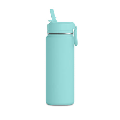 20oz Mini Water Bottle — Compact Hydration Bottle with Straw