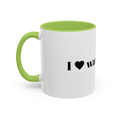 I Love Warm Drinks Coffee Mug — Cozy Beverage Lover Accent Mug