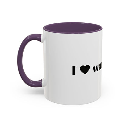 I Love Warm Drinks Coffee Mug — Cozy Beverage Lover Accent Mug