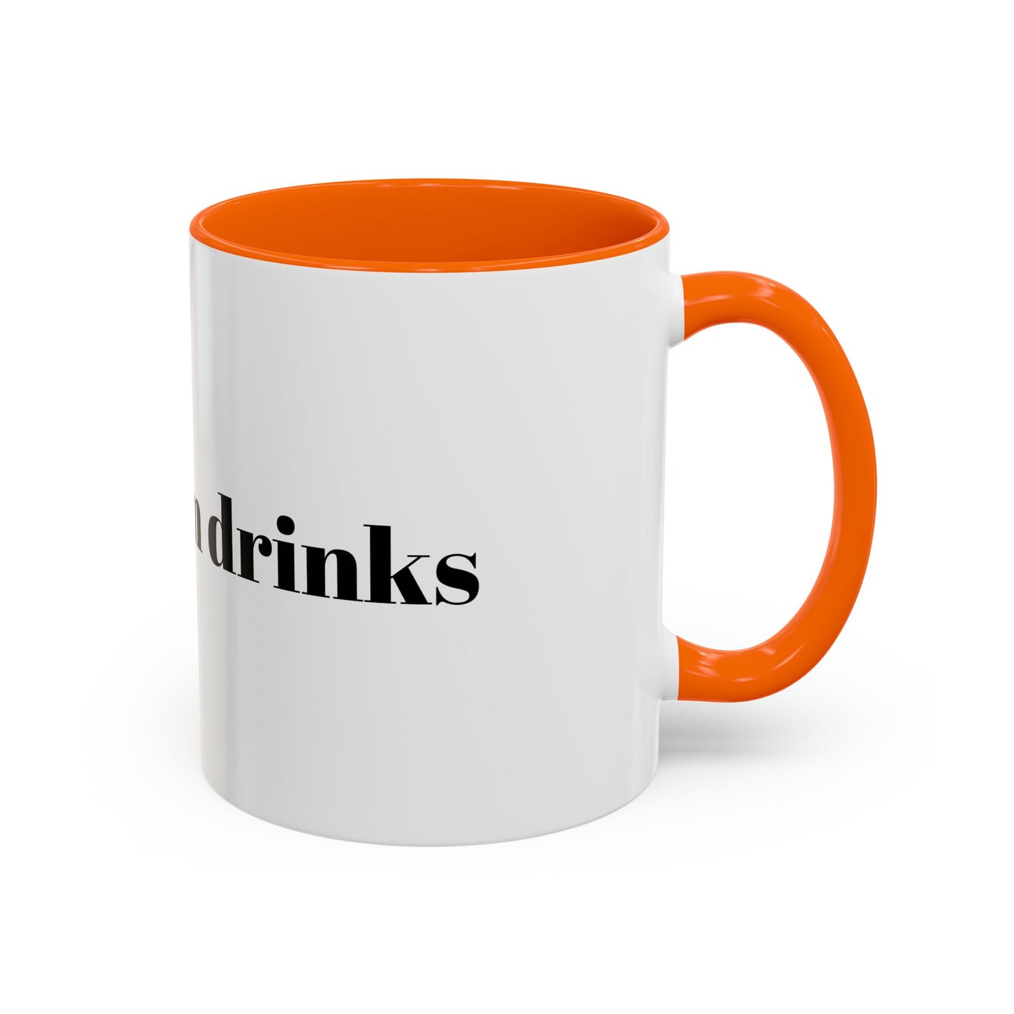 I Love Warm Drinks Coffee Mug — Cozy Beverage Lover Accent Mug