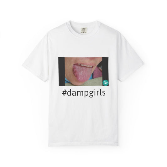 #dampgirls T-shirt | Tongue Photo Graphic Tee