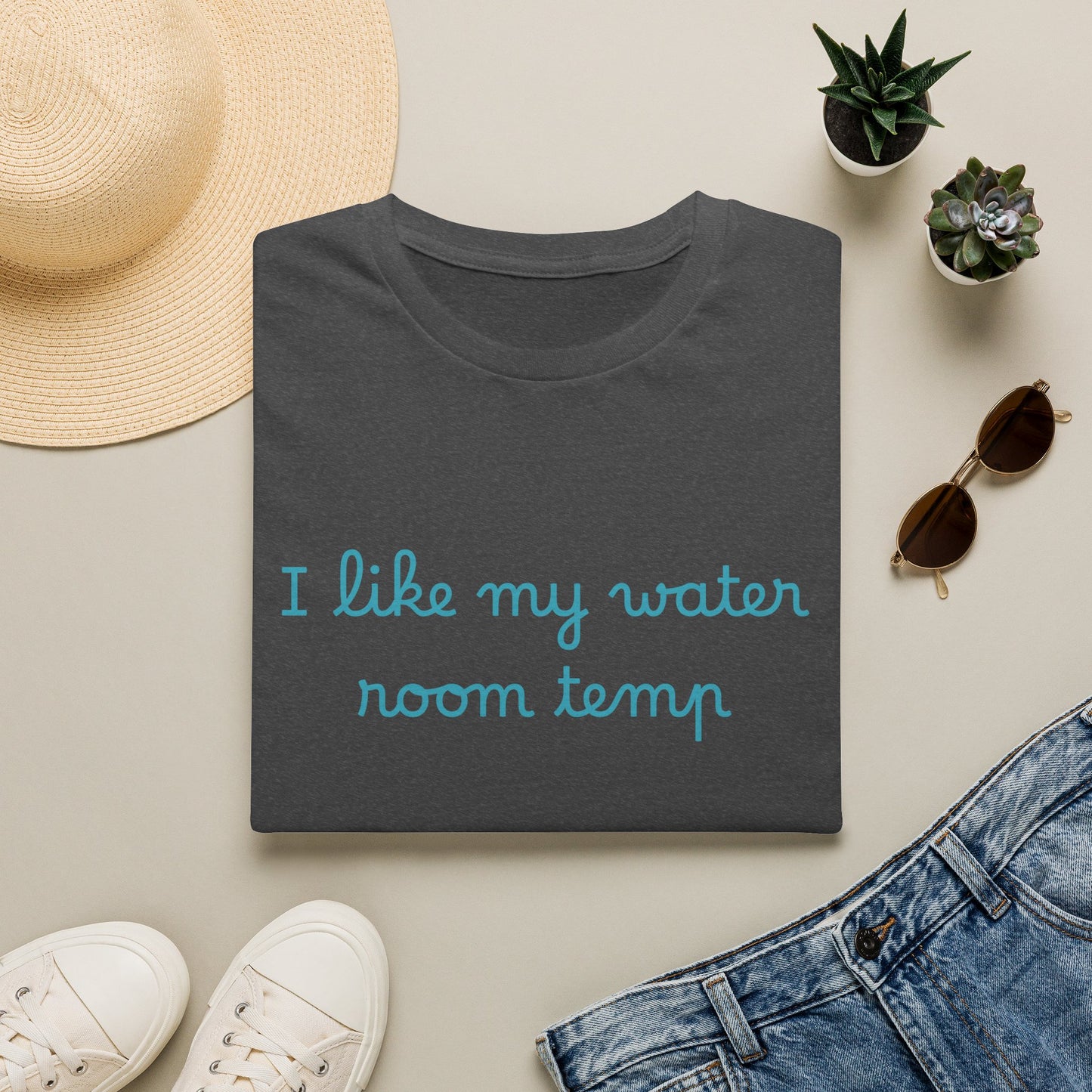 I Like My Water Room Temp T-Shirt — Casual Cozy Graphic Tee