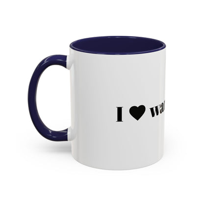 I Love Warm Drinks Coffee Mug — Cozy Beverage Lover Accent Mug